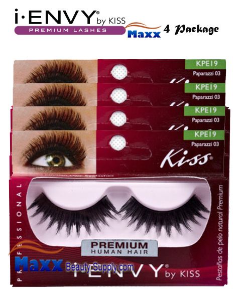 4 Package - Kiss i Envy Paparazzi 03 Eyelashes - KPE19